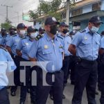Masaya y Carazo con mayor seguridad con el Plan Navidad 2022 Foto: Plan Navidad Segura con la policía en Masaya y Carazo / TN8
