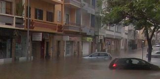 Fuertes aguaceros dejan incomunicadas varias localidades en Portugal