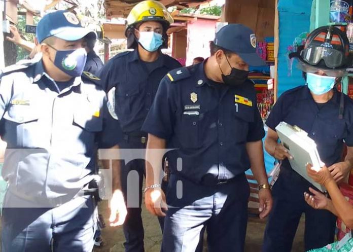 Foto: Inspección de tramos de pólvora en mercados de Managua / TN8