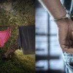 Ladrón ‘cochino’ es capturado cuando se detuvo a oler calzones en México Policía captura a degenerado ladrón en México
