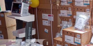Foto: Entrega de equipos de reanimación para los SILAIS de Nicaragua / TN8