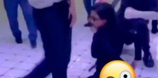 Video: Mujer enseña el "cuchumbo" tras perrear en la fiesta de su trabajo