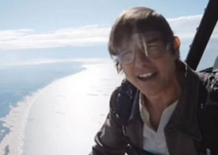 Foto: Tom Cruise desde un avión / Cortesía
