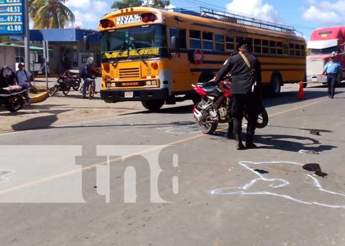 Foto: Accidente de tránsito en la entrada a Nandaime / TN8