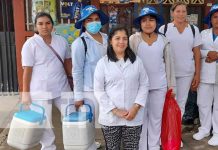 Habitantes del Germán Pomares, Managua, completan vacunación 2022 Foto: Vacunación contra el COVID-19 en Managua / TN8