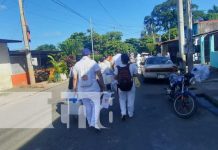Aplican biológicos contra la COVID-19 en el barrio San Sebastián, Managua Foto: Vacunación contra el COVID-19 en el barrio San Sebastián, Managua / TN8