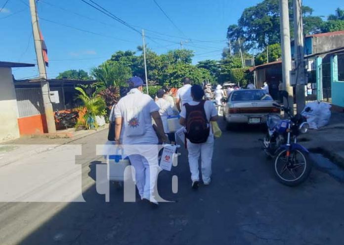 vacunn-2 Foto: Vacunación contra el COVID-19 en el barrio San Sebastián, Managua / TN8