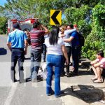 Luto y dolor: Mortal accidente en la carretera Ticuantepe-La Concha Foto: Mortal accidente de tránsito entre Ticuantepe y La Concha / TN8