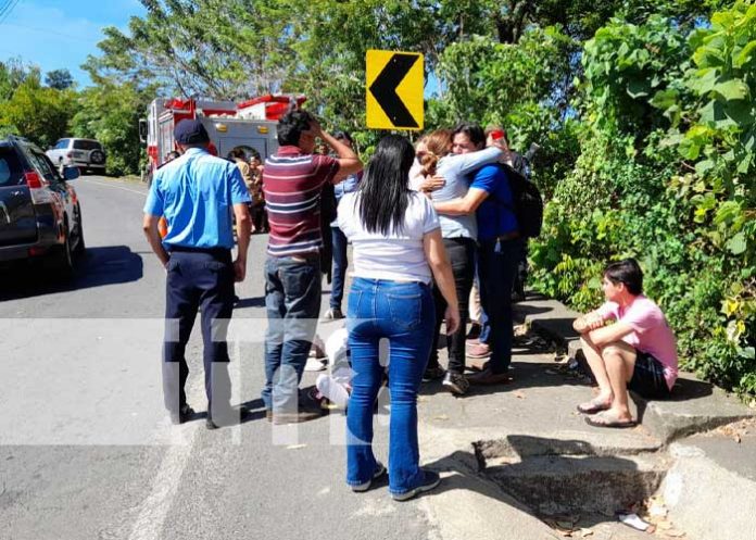Foto: Mortal accidente de tránsito entre Ticuantepe y La Concha / TN8