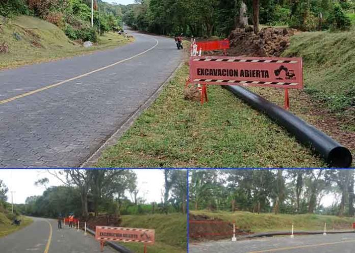 Construyendo sistema de agua potable en Altagracia, Isla de Ometepe