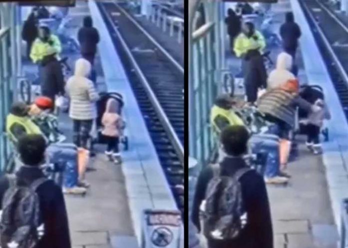 Despiadada mujer avienta a niña a las vías de tren en Estados Unidos