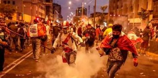 Protestas en Perú continúan en su sexto día consecutivo