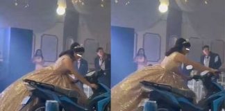Quinceañera recibe moto de regalo y casi se estrella el mismo día