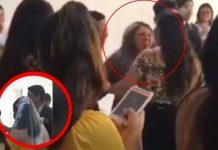 “Como si fuera novela”, mujer intenta impedir la boda de su enamorado “Como si fuera novela”, mujer intenta impedir la boda de su enamorado