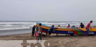 Una persona muerta al impactar fuertemente dos lanchas en Jiquilillo, Chinandega