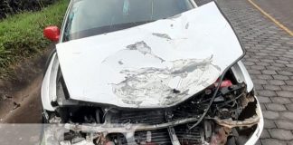 Motociclista grave luego de ser impactado por un vehículo en Chontales