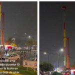 Video: Juego mecánico gira sin control luego que se fuera la luz Video: Juego mecánico gira sin control luego que se fuera la luz