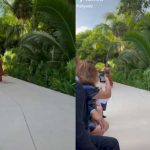 Serpiente asusta a dama de honor mientras llegaba a la boda