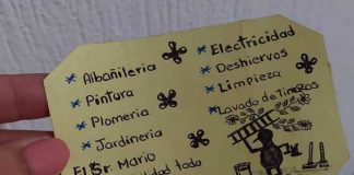 “Querer es poder”: Señor hace volantes para conseguir trabajo