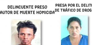 Un homicida y una abastecedora de drogas tras las rejas en Bilwi