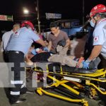 Foto: Queda lesionado tras tirarse el alto en el km 12 carretera a Masaya / TN8