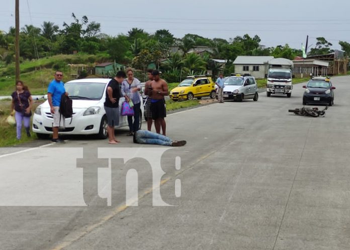 Foto: Motociclista primera víctima mortal por accidente en Bluefields / TN8