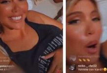 ¡OMG! Wanda Nara muestra la mitad de su pecho en directo (VIDEO) ¡OMG! Wanda Nara muestra la mitad de su pecho en directo (VIDEO)