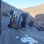 Dos muertos y más de 30 lesionados en accidente vial al norte de Chile Dos muertos y 28 lesionados en accidente vial al norte de Chile (VIDEO)