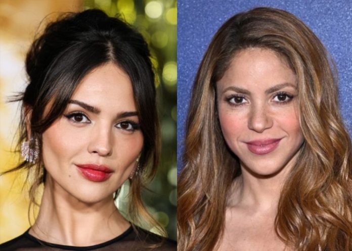 Eiza González apoya a Shakira en redes pero le caen fuertes criticas