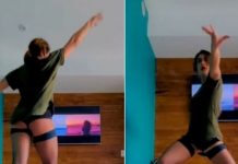 María León sube la temperatura con un baile sensual y poca ropa (Video)