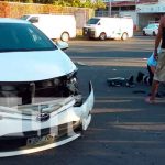 Irrespeta el ALTO y envía al hospital a motociclista en el sector del MITRAB, Managua Irrespeta el ALTO y envía al hospital a motociclista en el sector del MITRAB, Managua