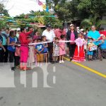 Barrio Plaza España en Managua estrena cuatro calles de pavimento Foto: Barrio Plaza España en Managua estrena cuatro calles de pavimento / TN8