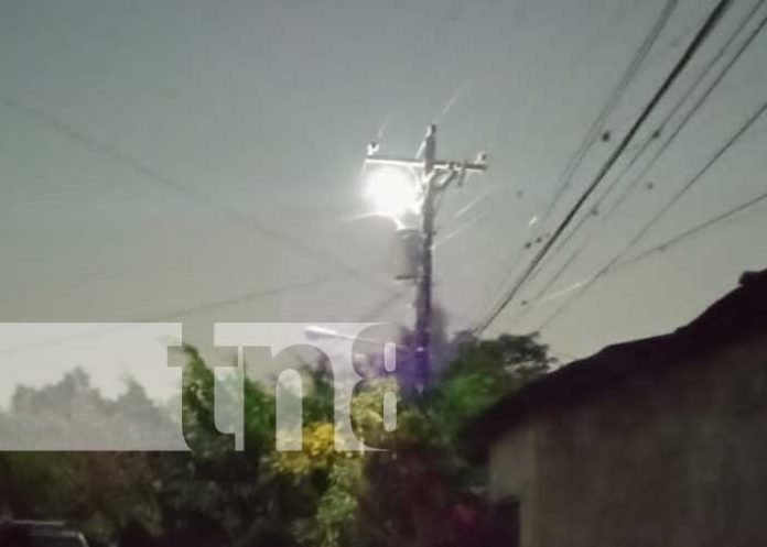 Cortocircuito amenazó con incendiar varias casas en Somoto