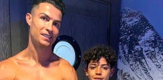 Hijo de Cristiano Ronaldo "galletea" a otro chatel por gritar "¡Viva Messi!"