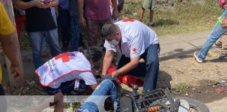 Joven motociclista lesionado tras impactar contra un camión en Juigalpa