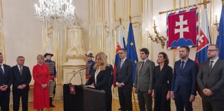 Delegación de Nicaragua participó en recepción de año nuevo de la presidencia en Bratislava