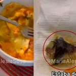 ¡Salada con su antojo! Panzona encuentra un ratón en su pasta