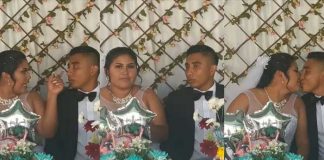 Captan a pareja de recién casados discutiendo en plena boda (VIDEO)