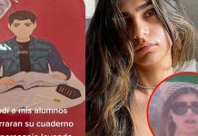 Niño sorprende a su maestra por forrar cuaderno con foto de Mia Khalifa