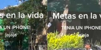 Vagabundo sorprende a cibernautas al mostrarse con lujoso Iphone y laptop