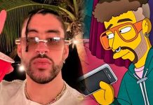 ¡Qué miedo! "Los Simpson" predijeron que Bad Bunny lanzaría el celular de un fan