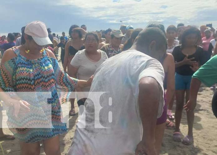Playas de Pochomil y Masachapa reciben a familias nicaragüenses en este 2023