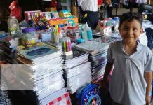 Productos para el regreso a clases en mercados de Carazo Foto: Útiles escolares y demás productos para regreso a clase en mercados de Carazo / TN8