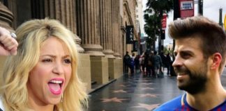 Se viraliza fotografía de Piqué besando la estrella de la fama de Shakira