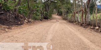 Autoridades Municipales inauguraron apertura de Camino en Juigalpa