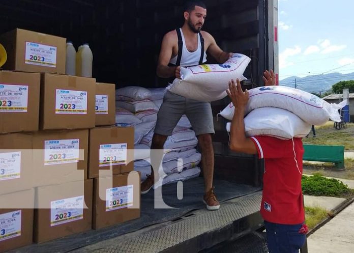 Foto: Merienda escolar lista para distribuirse en los municipios de Jinotega / TN8