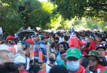 Realizan en Managua caminata por el 156 aniversario natal de Rubén Darío Realizan en Managua caminata por el 156 aniversario natal de Rubén Darío