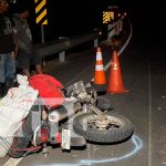 Motociclista con lesiones tras ser impactado por vehículo pesado en Chontales
