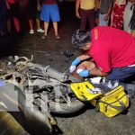 Foto: Motociclista provoca colisión y deja a una persona lesionada en Managua / TN8