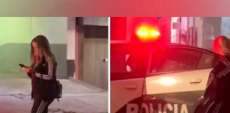 ¡Por Francisca! Chavala se monta a una patrulla pensado que era un taxi